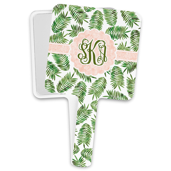 Custom Tropical Leaves Hand Mirror (Personalized)