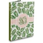 Tropical Leaves Hardbound Journal - 7.25" x 10" (Personalized)