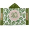Tropical Leaves Kids Hooded Towel (Personalized)