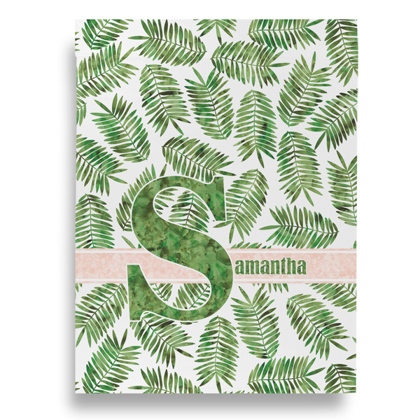 Tropical Leaves House Flags - Double Sided - BACK