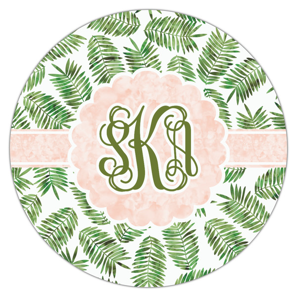 Tropical Leaves Icing Circle - Large - Single