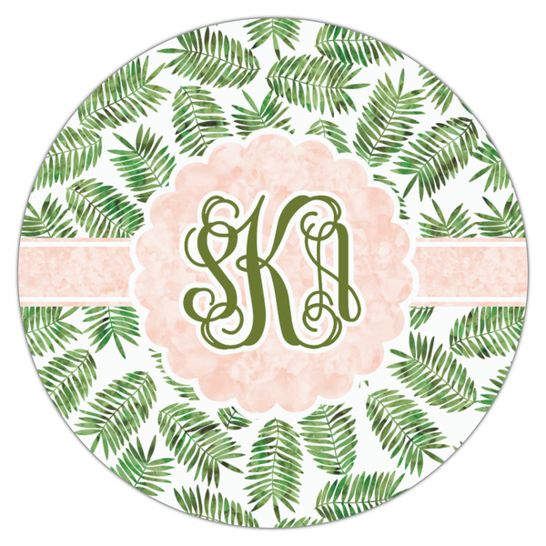 Tropical Leaves Icing Circle - Medium - Single
