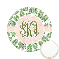 Tropical Leaves Printed Cookie Topper - 2.15" (Personalized)