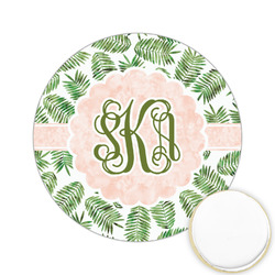 Tropical Leaves Printed Cookie Topper - 2.15" (Personalized)