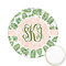 Tropical Leaves Printed Cookie Topper - 2.15" (Personalized)