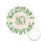 Tropical Leaves Printed Cookie Topper - 1.25" (Personalized)