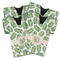 Tropical Leaves Jersey Bottle Cooler - Set of 4 (Personalized)