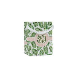 Tropical Leaves Jewelry Gift Bags (Personalized)