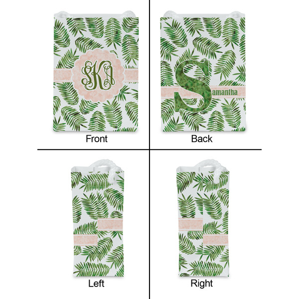 Tropical Leaves Jewelry Gift Bag - Matte - Approval