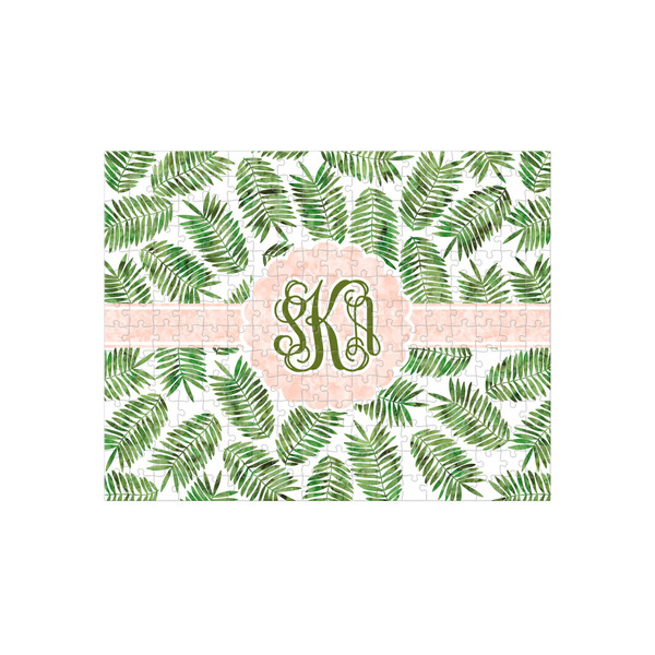 Custom Tropical Leaves 252 pc Jigsaw Puzzle (Personalized)