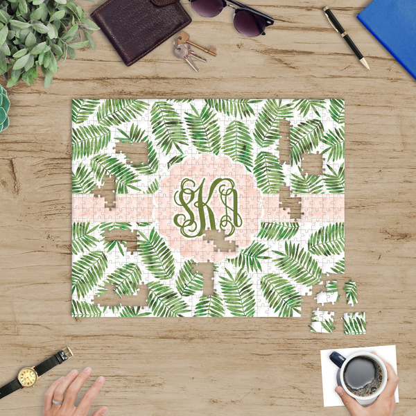 Tropical Leaves Jigsaw Puzzle 500 Piece - In Context