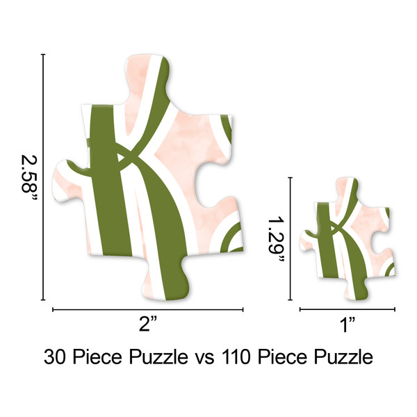 Tropical Leaves Jigsaw Puzzle - Piece Comparison
