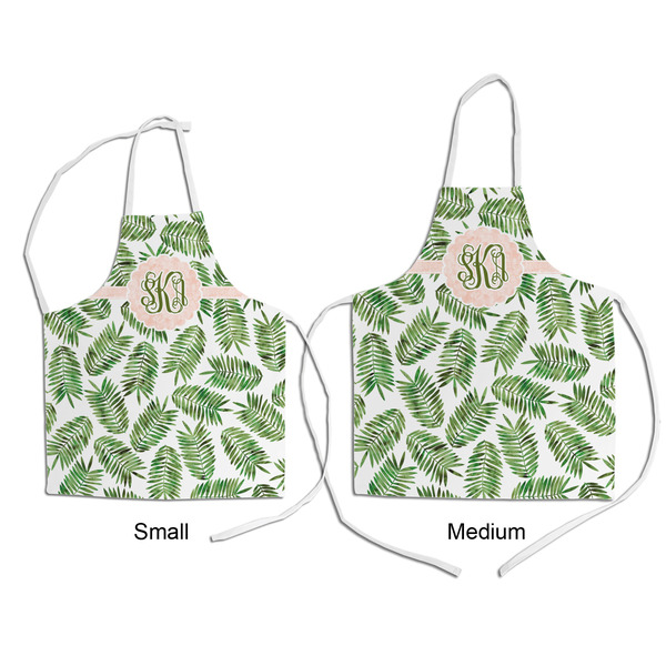 Tropical Leaves Kid's Aprons - Comparison