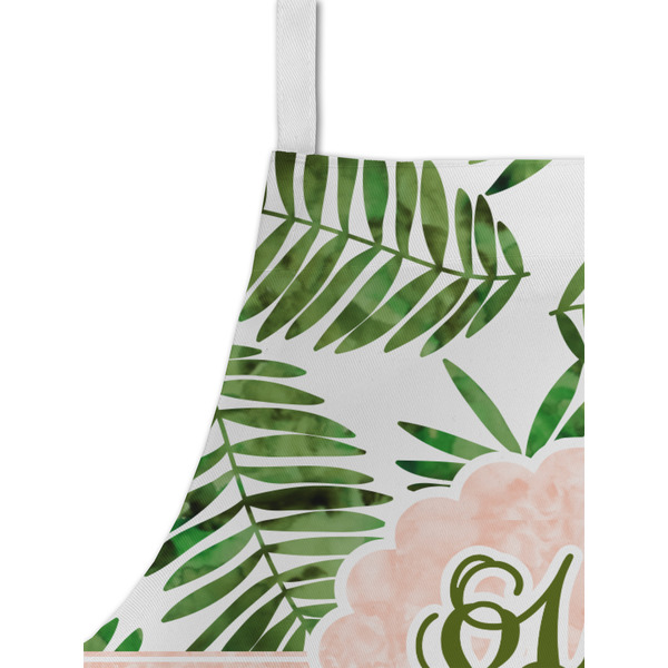 Tropical Leaves Kid's Aprons - Detail