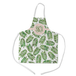 Tropical Leaves Kid's Apron - Medium (Personalized)