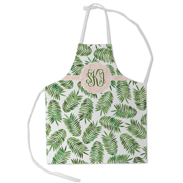 Custom Tropical Leaves Kid's Apron - Small (Personalized)