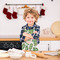 Tropical Leaves Kid's Aprons - Small - Lifestyle