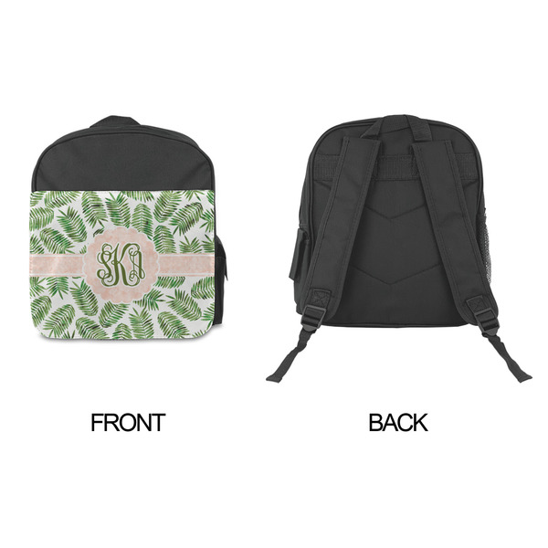 Tropical Leaves Kid's Backpack - Approval