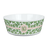 Tropical Leaves Kid's Bowl (Personalized)