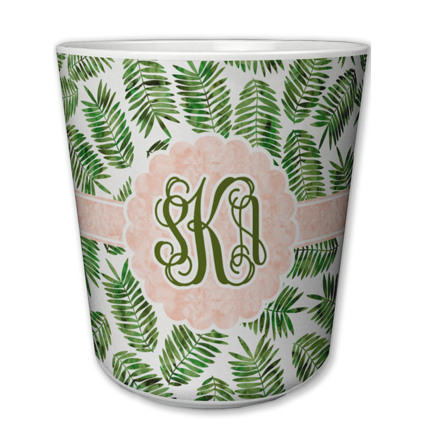 Custom Tropical Leaves Plastic Tumbler 6oz (Personalized)