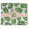 Tropical Leaves Kitchen Towel - Poly Cotton w/ Monograms