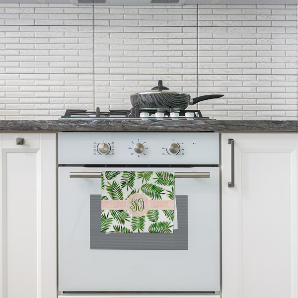 Tropical Leaves Kitchen Towel - Poly Cotton - Lifestyle