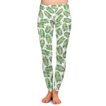 Tropical Leaves Ladies Leggings - Extra Small
