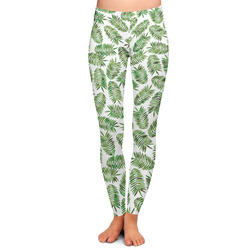 Tropical Leaves Ladies Leggings - Extra Small (Personalized)