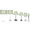 Tropical Leaves Lamp Full View Size Comparison
