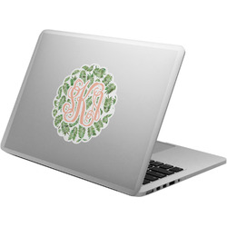 Tropical Leaves Laptop Decal (Personalized)