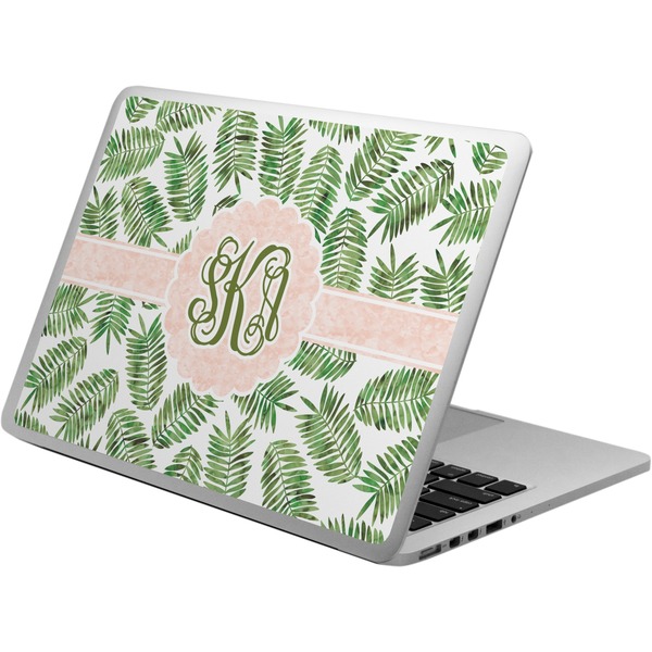 Custom Tropical Leaves Laptop Skin - Custom Sized (Personalized)