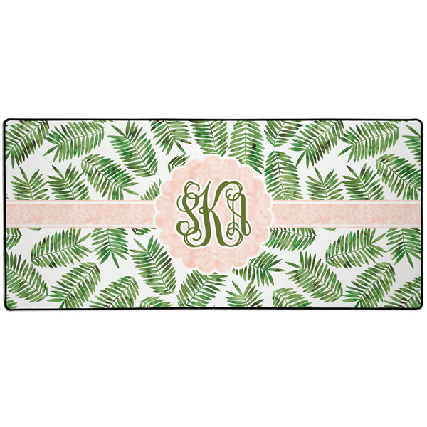 Custom Tropical Leaves 3XL Gaming Mouse Pad - 35" x 16" (Personalized)