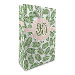 Tropical Leaves Large Gift Bag (Personalized)