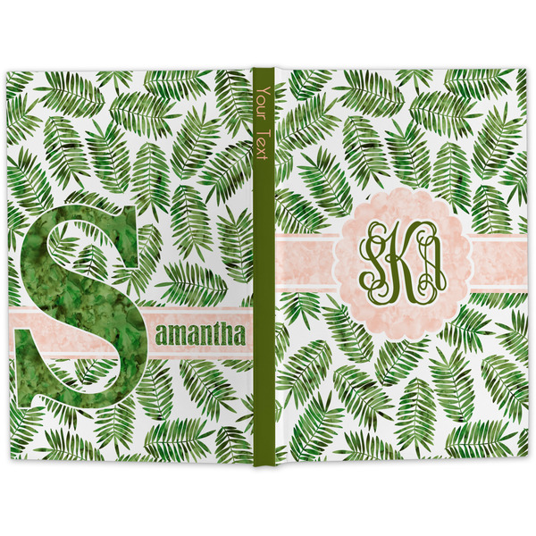 Tropical Leaves Large Hard Cover Journal - Apvl