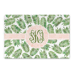Tropical Leaves Large Rectangle Car Magnet (Personalized)
