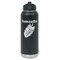 Tropical Leaves Laser Engraved Water Bottles - Front View
