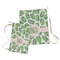 Tropical Leaves Laundry Bag - Both Bags
