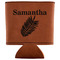 Tropical Leaves Leatherette Can Sleeve (Personalized)