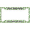 Tropical Leaves License Plate Frame - Style A