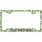 Tropical Leaves License Plate Frame - Style C