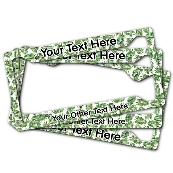 Tropical Leaves License Plate Frames - (PARENT MAIN)