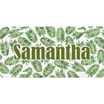 Tropical Leaves Front License Plate (Personalized)