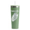 Tropical Leaves RTIC Everyday Tumbler with Straw - 28oz - Light Green - Single-Sided (Personalized)