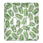 Tropical Leaves Light Switch Cover (2 Toggle Plate)
