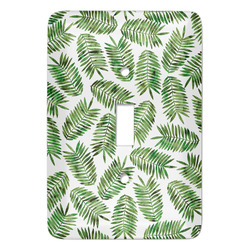 Tropical Leaves Light Switch Cover (Personalized)
