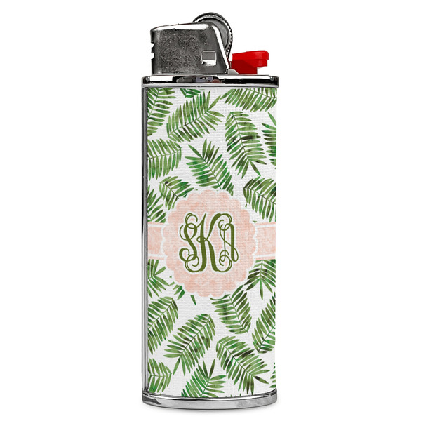 Custom Tropical Leaves Case for BIC Lighters (Personalized)