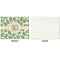 Tropical Leaves Linen Placemat - APPROVAL Single (single sided)