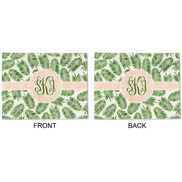 Tropical Leaves Linen Placemat - APPROVAL (double sided)