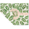 Tropical Leaves Linen Placemat - Folded Corner (double side)