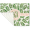 Tropical Leaves Linen Placemat - Folded Corner (single side)